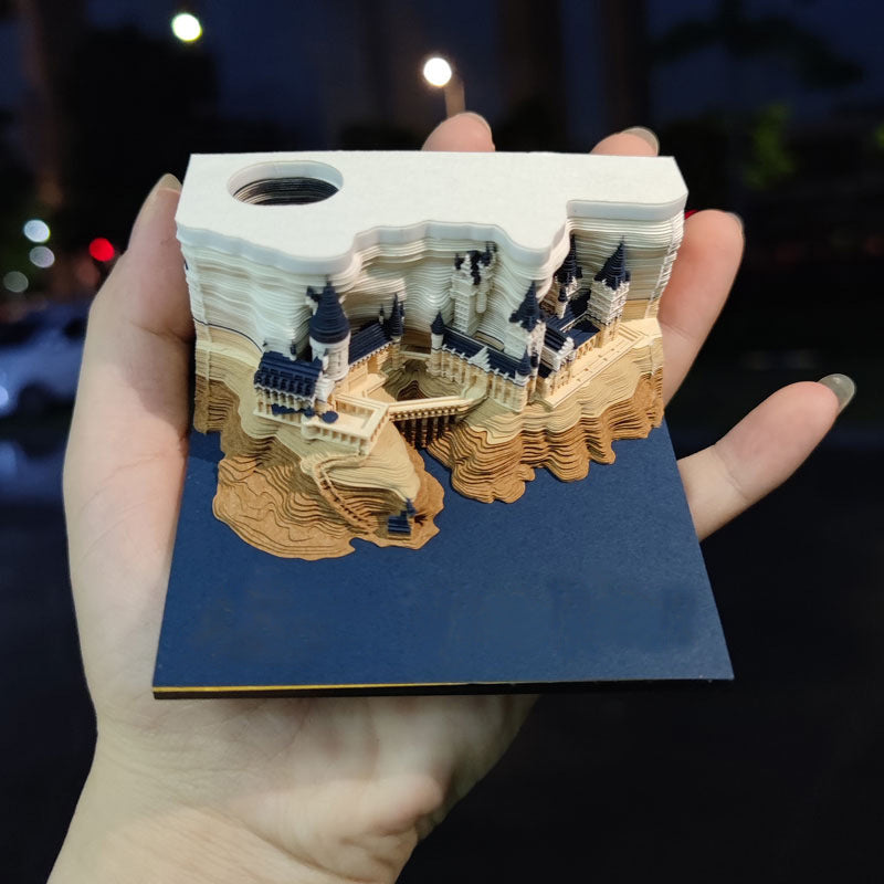 Christmas Tree 3D Three-dimensional Notebook Paper