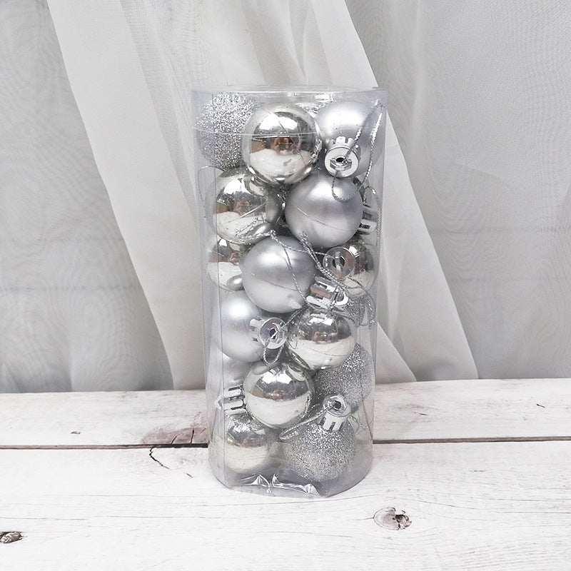 Shiny and Matte Christmas Ball Ornaments Decoration