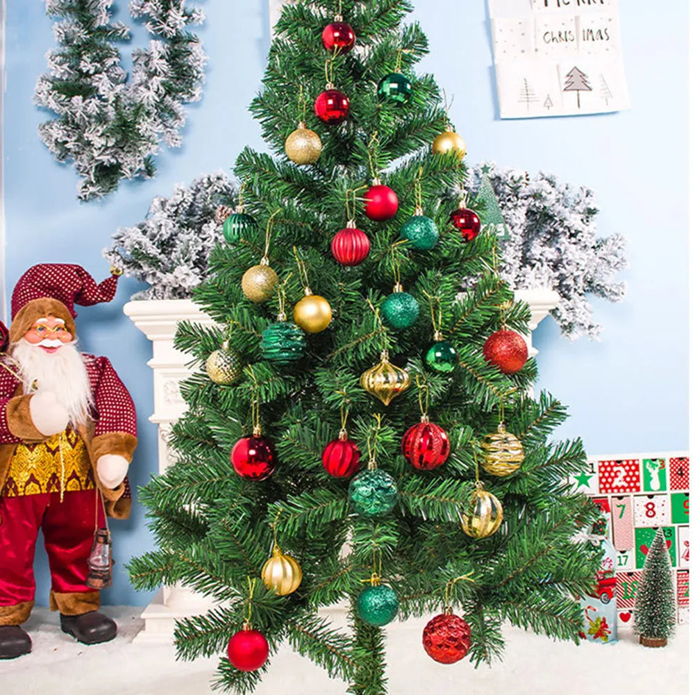 Set Christmas Tree Ball Ornament Decorations