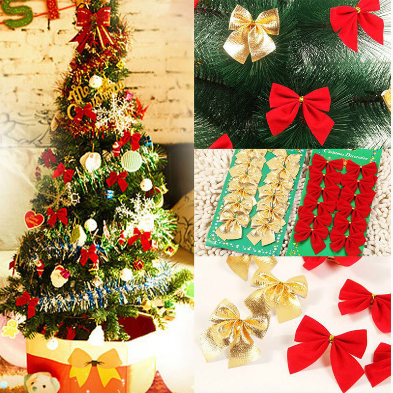 Christmas Bow Tree Ornament Holiday Decoration