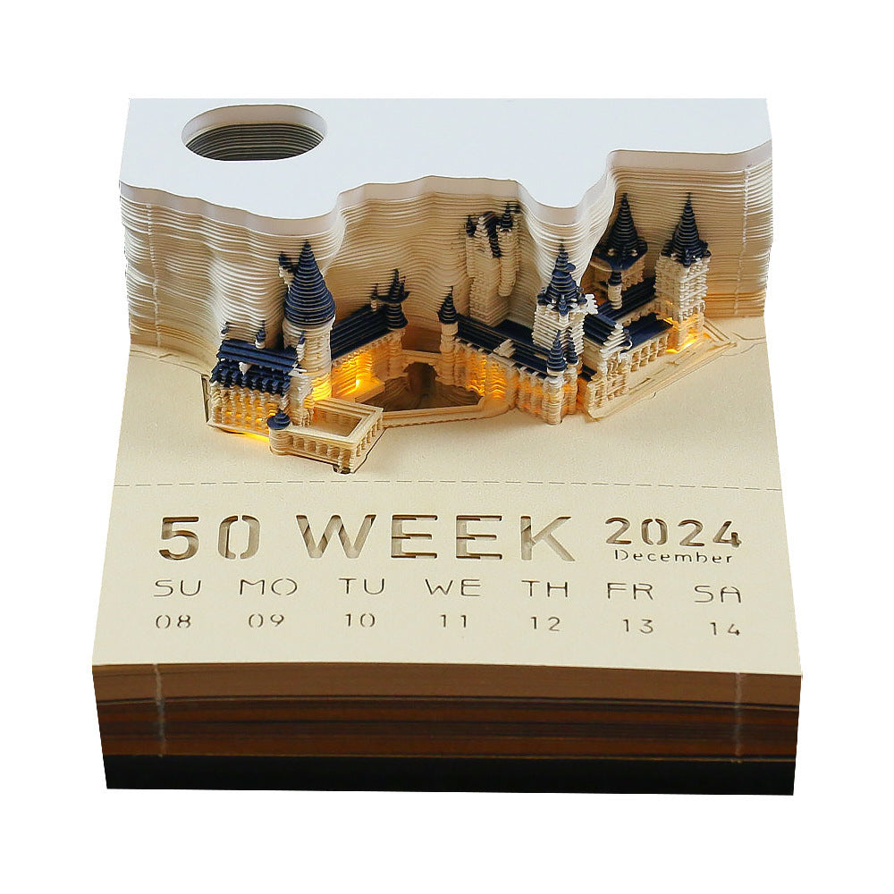 Christmas Tree 3D Three-dimensional Notebook Paper