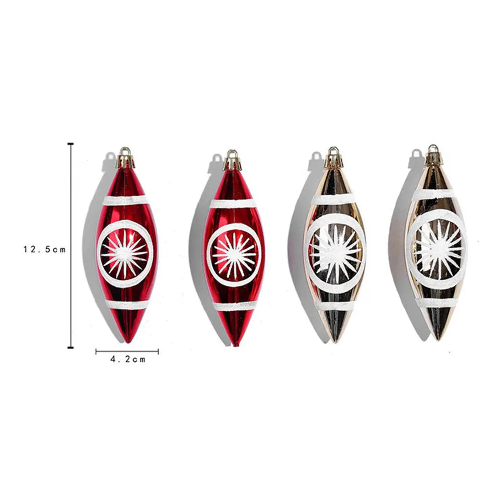 Set Christmas Tree Ball Ornament Decorations