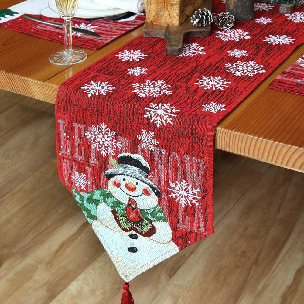 Christmas Tablecloth Decorations For Home