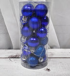 Shiny and Matte Christmas Ball Ornaments Decoration