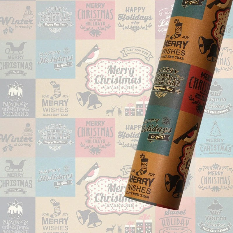 Cowhide Gift Wrap Paper Christmas Printed Paper