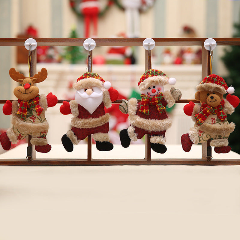Vintage Christmas Doll Hanging Ornament Decoration