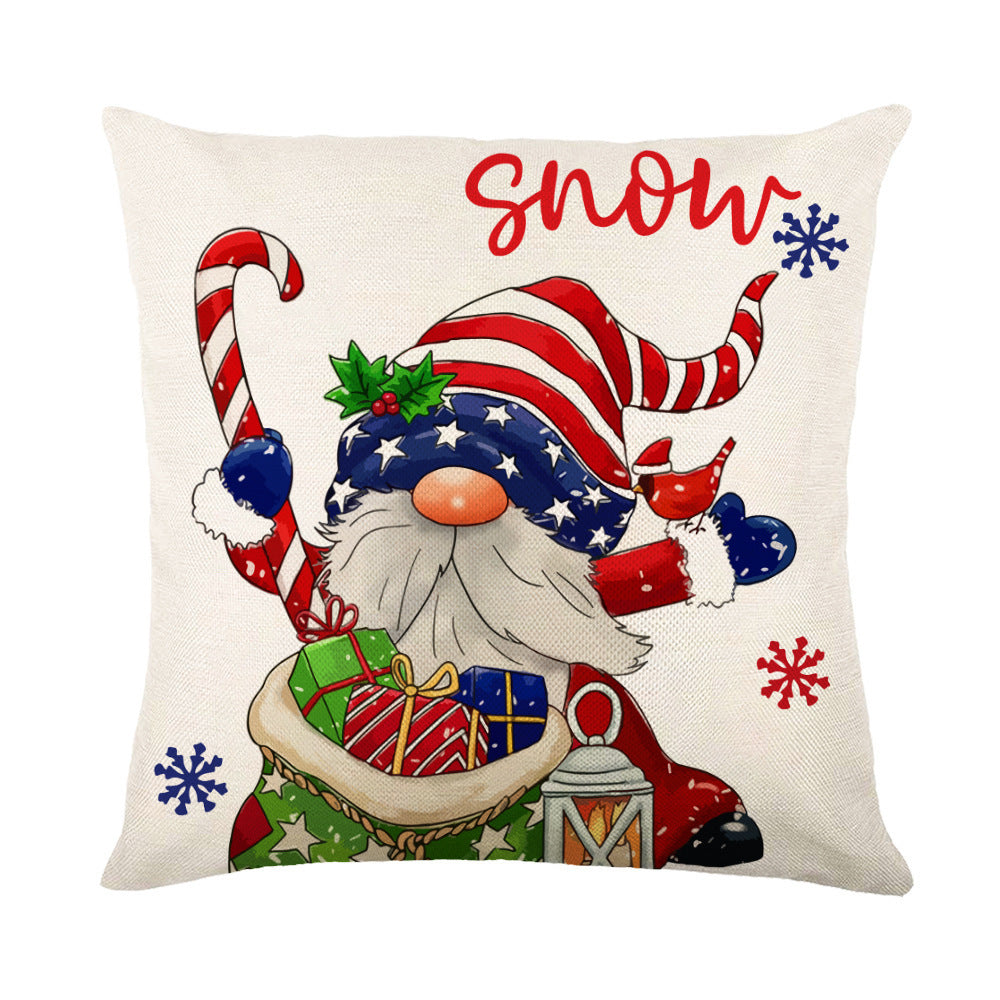 Christmas Decorations Square Pillow Covers Sofa