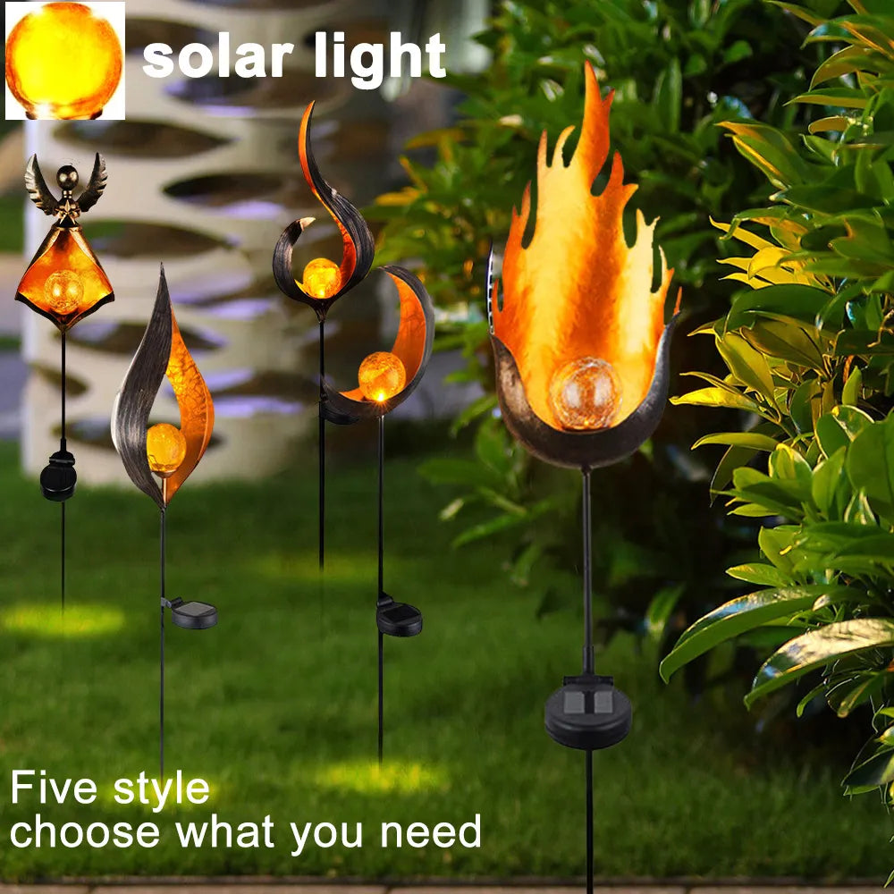 Multi-Shape Solar LED Effect Garden Lights