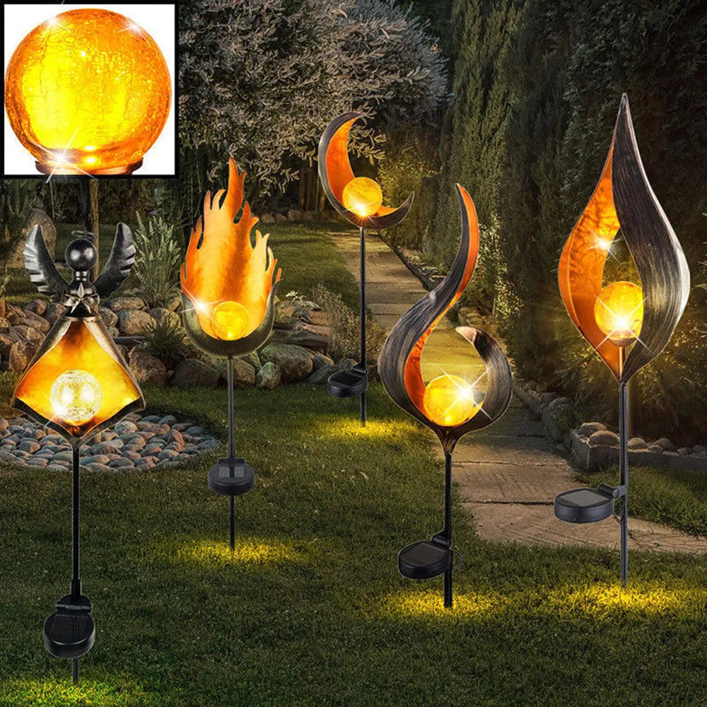 Multi-Shape Solar LED Effect Garden Lights
