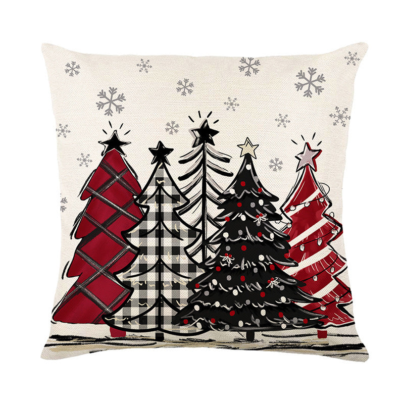Christmas Cushion Cover Pillowcase Merry Christmas Decor For Home