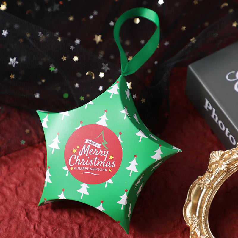 Christmas Gift Boxes Santa Claus - Star Shape Candy Box