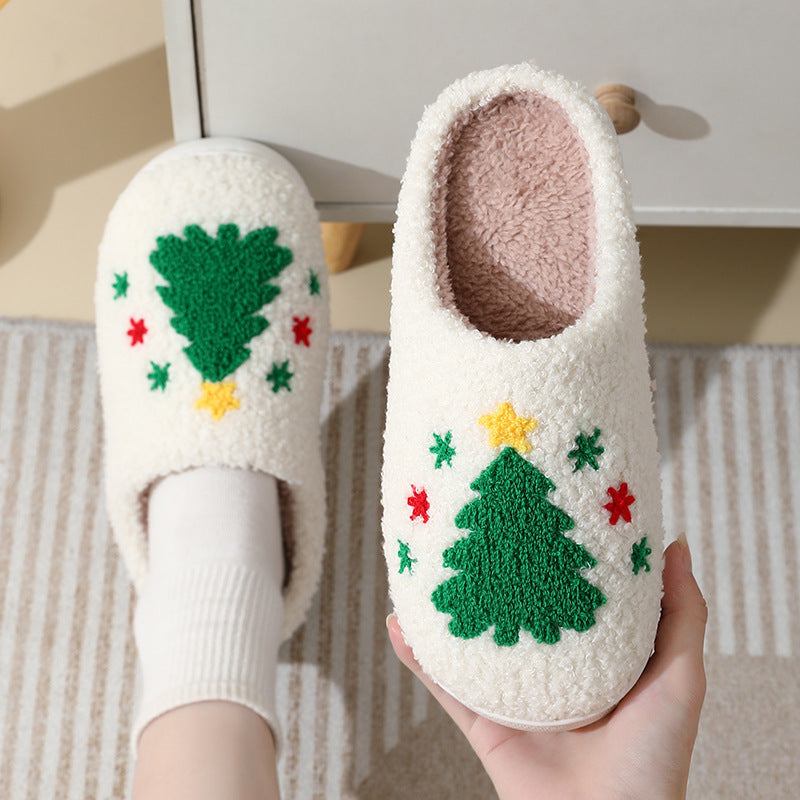 Couples Winter Warm Furry Shoes For Women And Men
