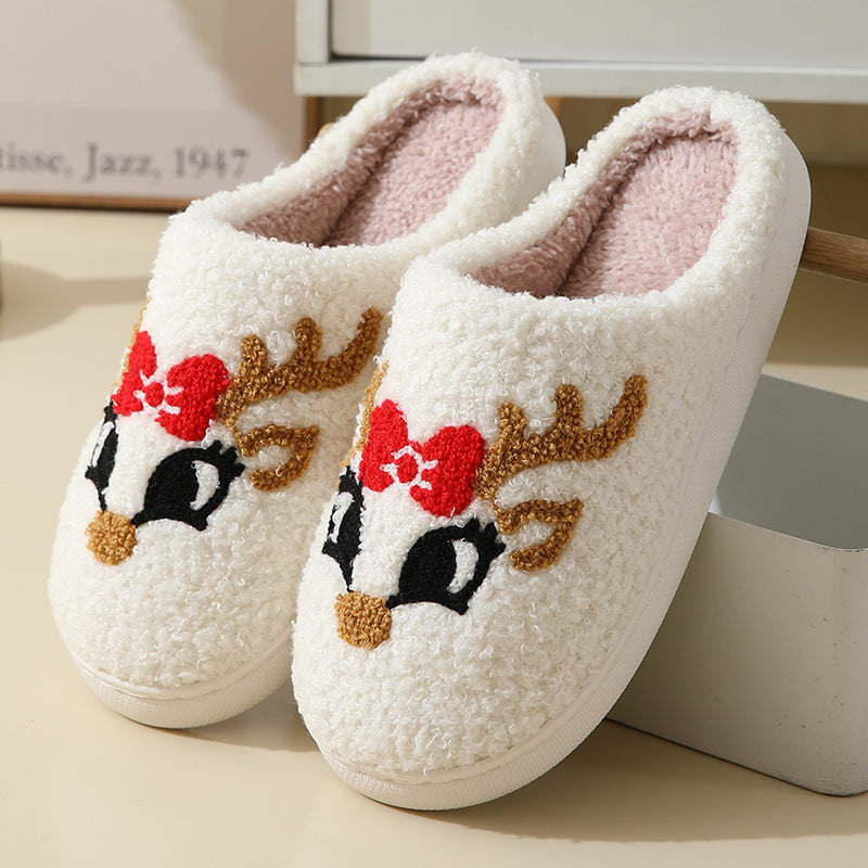 Couples Winter Warm Furry Shoes For Women And Men
