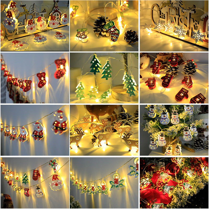 Christmas Hanging LED Ornament String Light Decorations
