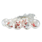 10-Piece LED Wishing Ball Christmas Curtain Lights