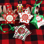 Christmas Gift Boxes Santa Claus - Star Shape Candy Box