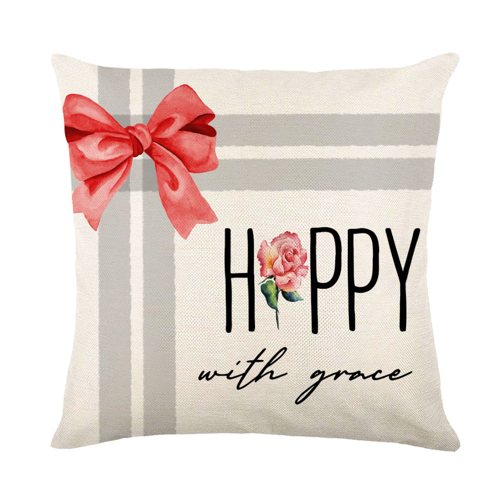 Christmas Decorations Square Pillow Covers Sofa