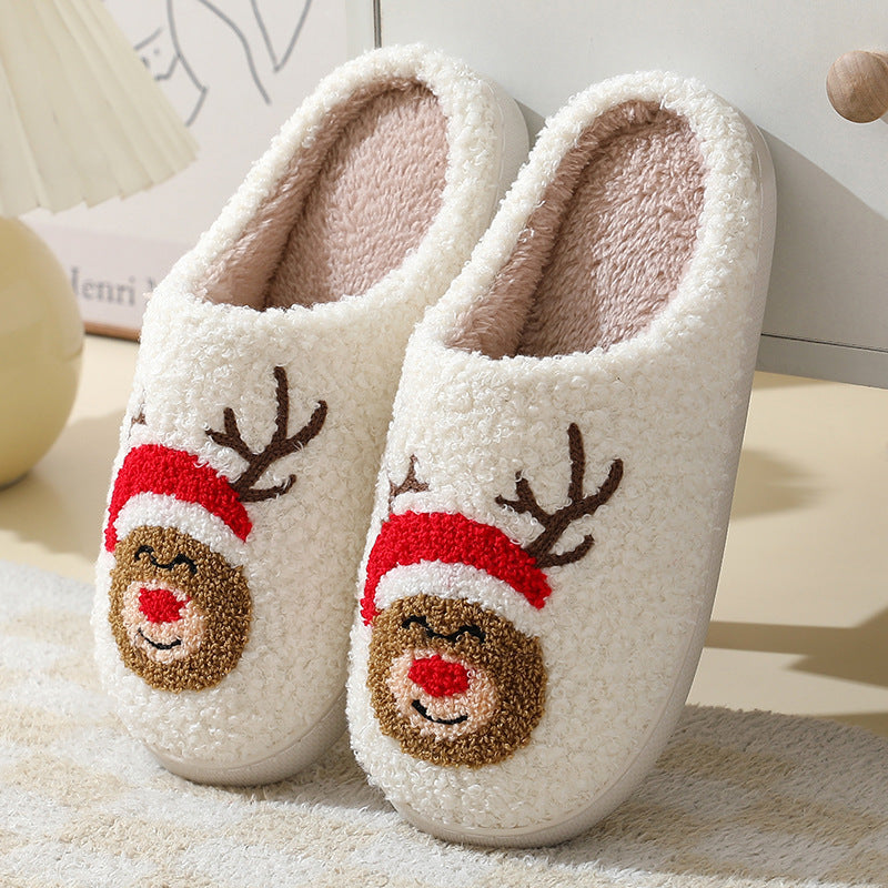 Couples Winter Warm Furry Shoes For Women And Men