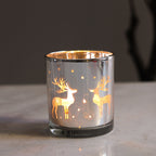 Christmas Decoration Glass Empty Cup Candle Holder