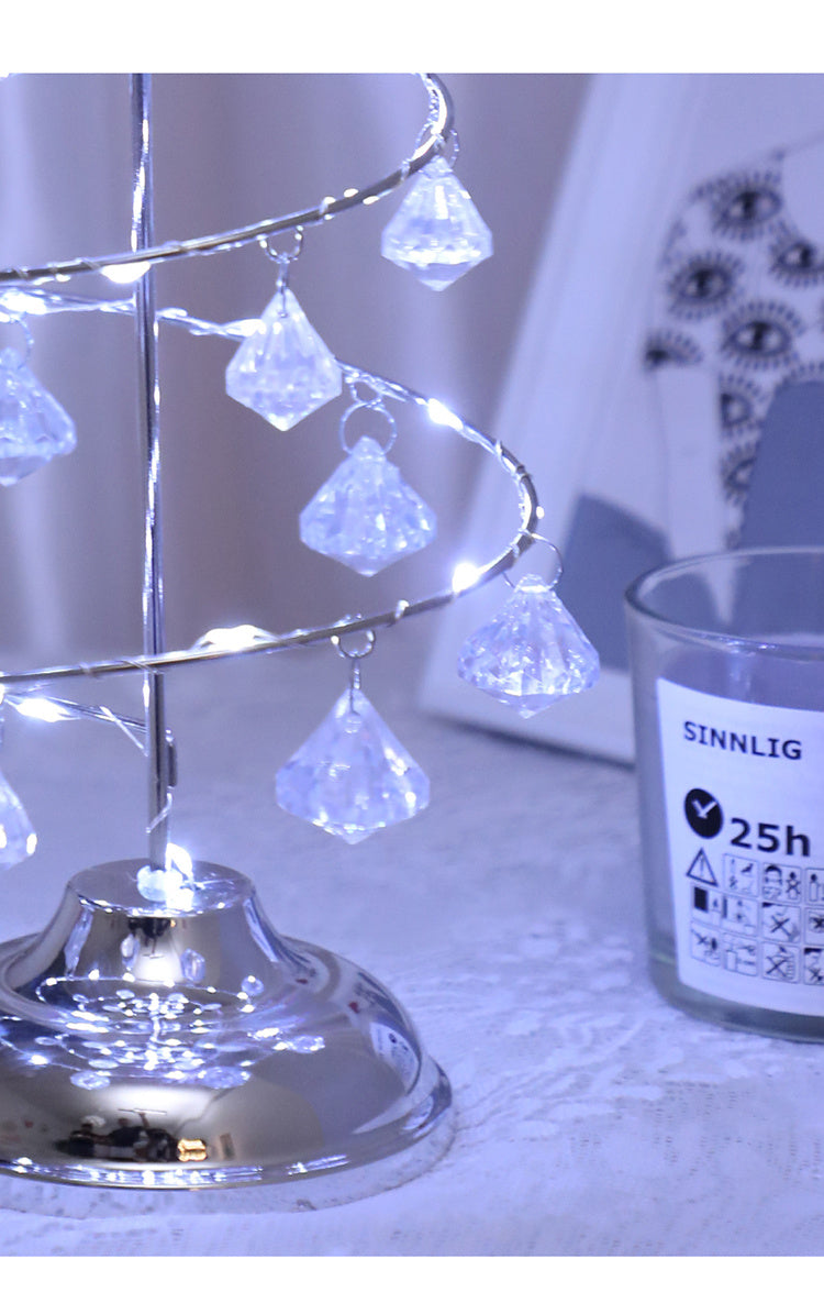 Diamond Crystal Table Acrylic Night Lamp