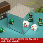 Christmas DIY LED Mirror Cube Lamp Creates 3D Light Effect