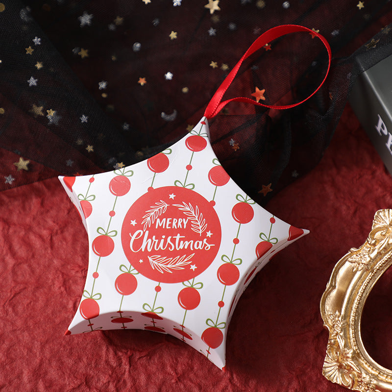 Christmas Gift Boxes Santa Claus - Star Shape Candy Box