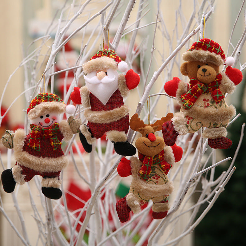 Vintage Christmas Doll Hanging Ornament Decoration