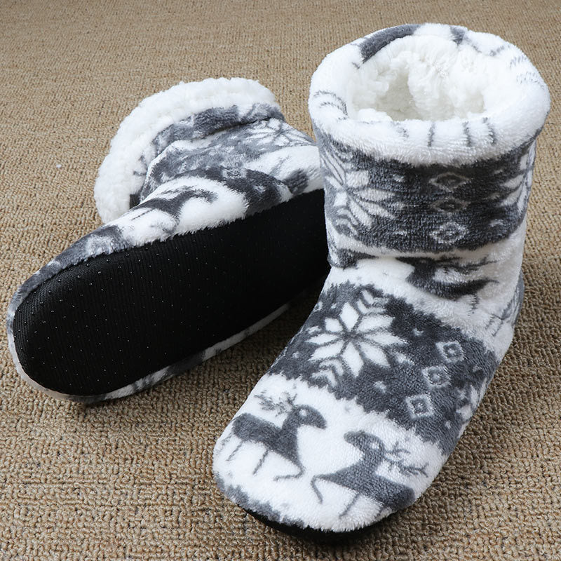 Indoor Shoes Warm Plush House Slippers