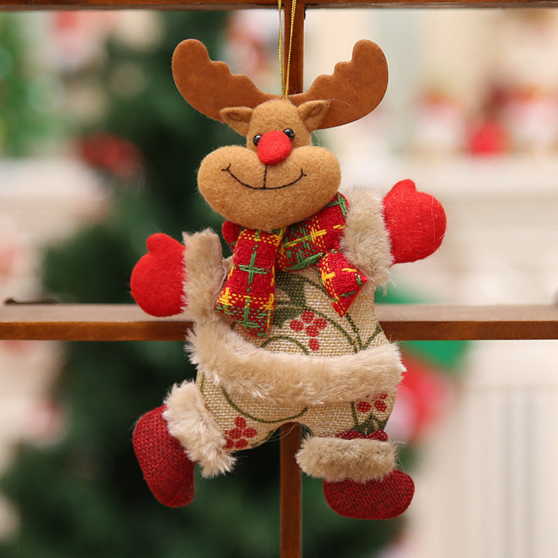 Vintage Christmas Doll Hanging Ornament Decoration