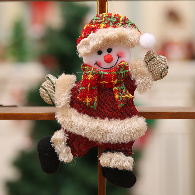 Vintage Christmas Doll Hanging Ornament Decoration