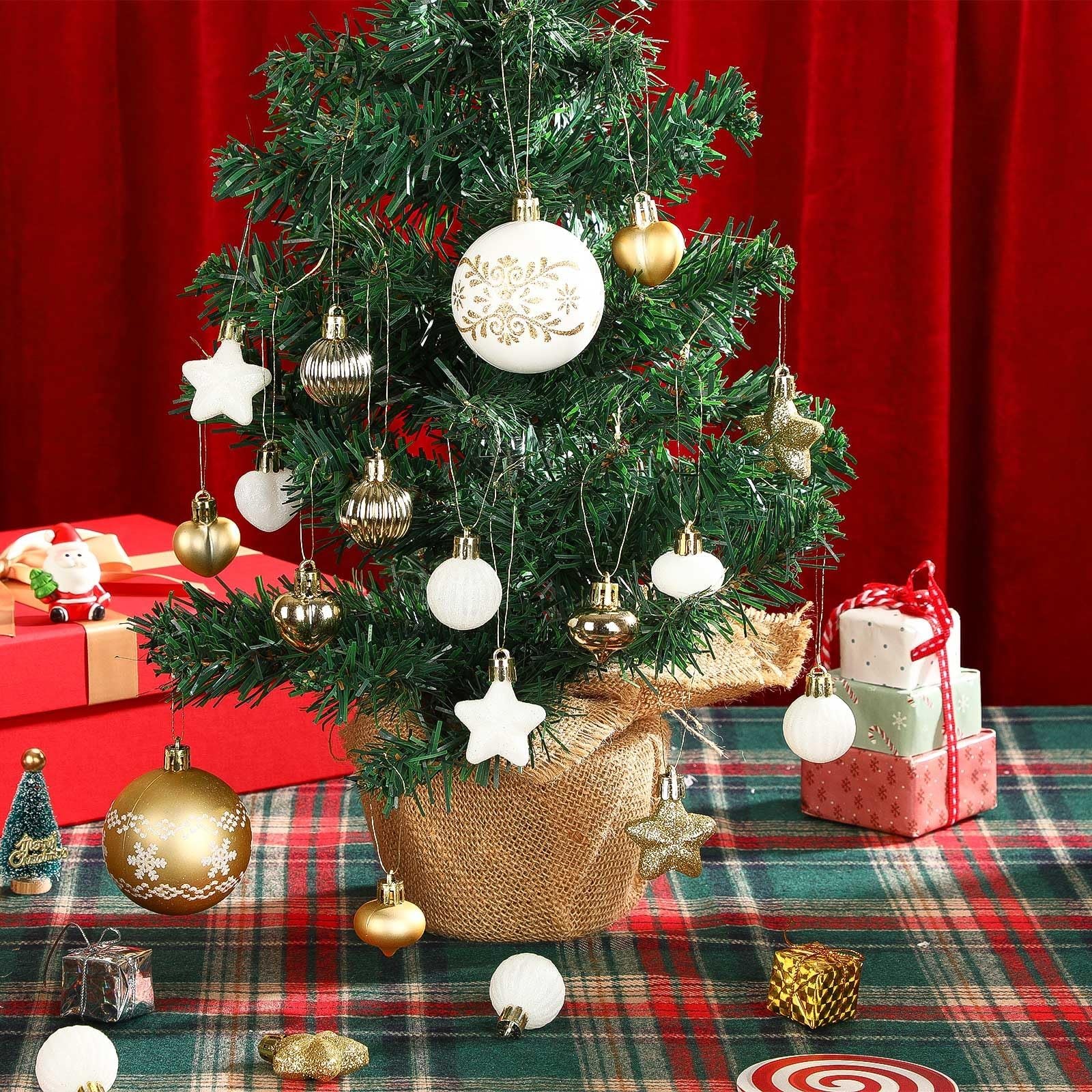 Christmas Ball Decorations Nordic 52PCS Christmas Tree