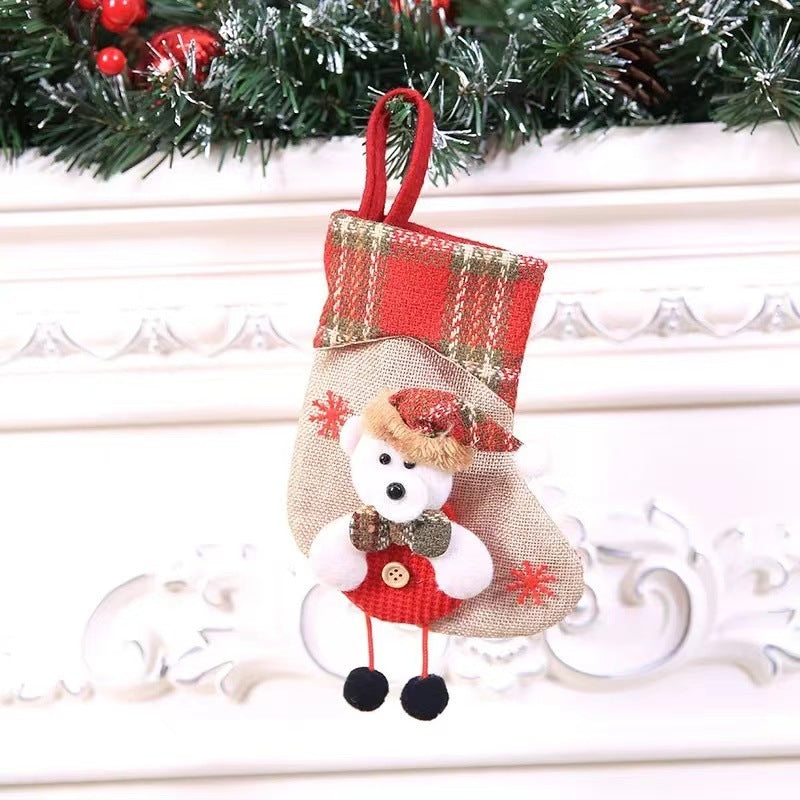 Small Cute Fireplace Decoration Christmas Stocking