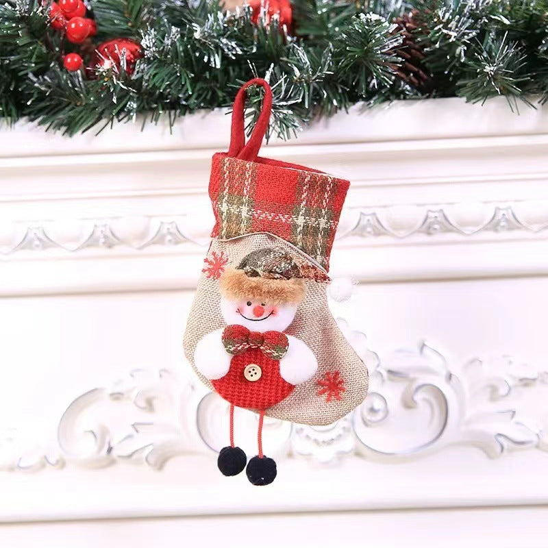 Small Cute Fireplace Decoration Christmas Stocking