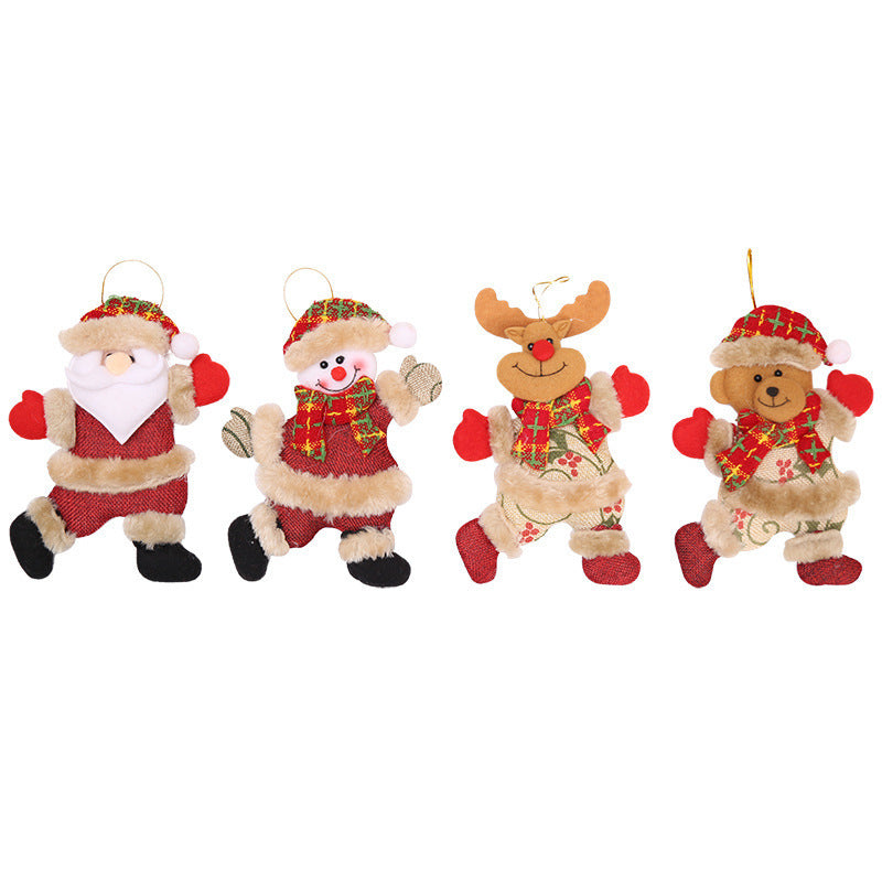 Vintage Christmas Doll Hanging Ornament Decoration