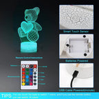 3D Acrylic USB LED Neon Night Light Decoration