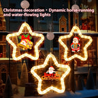 Christmas LED Star Pendant Window Door Lights