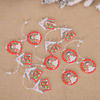 Hanging Wooden Christmas Pendants Ornament Tree Decorations