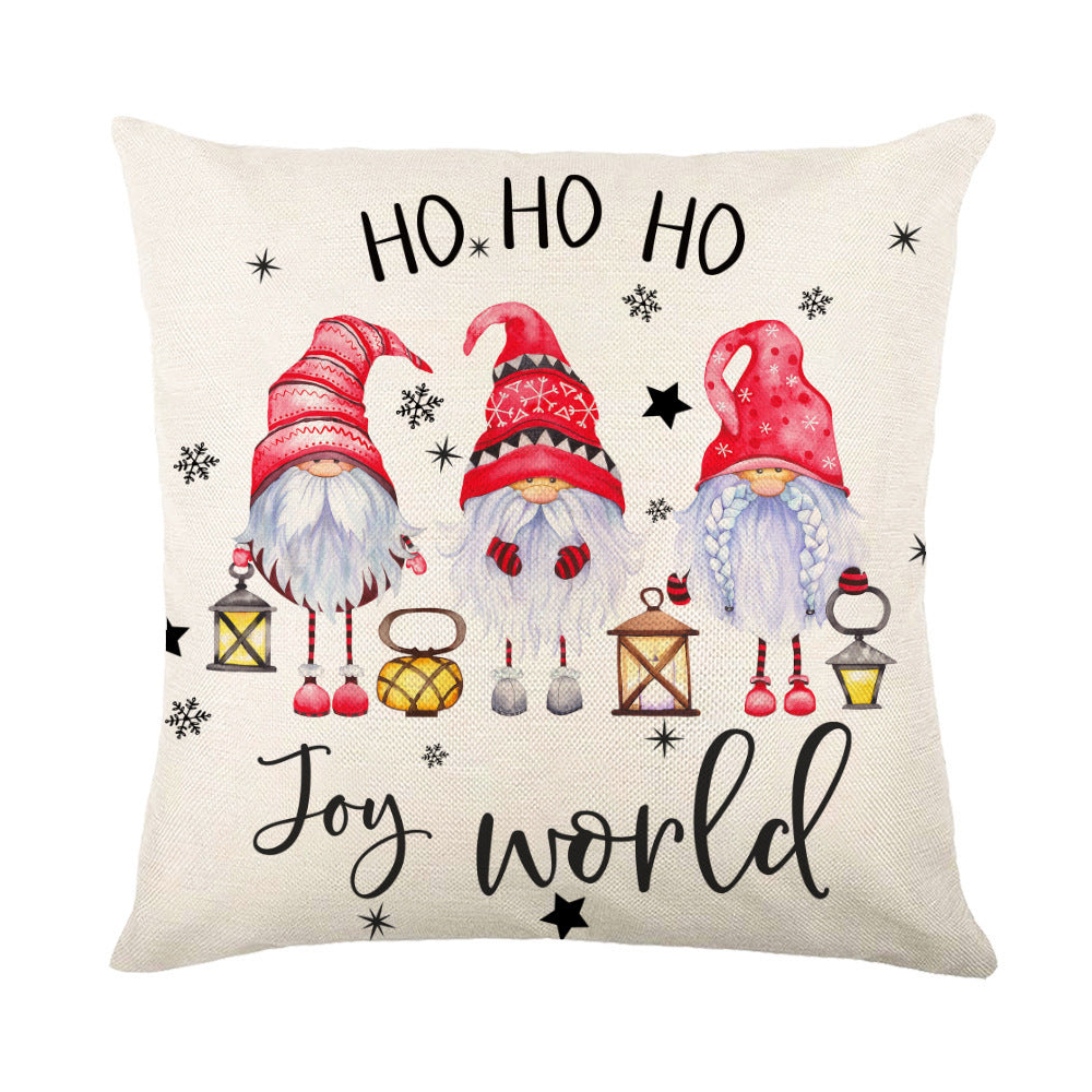 Christmas Decorations Square Pillow Covers Sofa