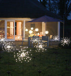 New Ground Plug Solar Fireworks Light LED Light String