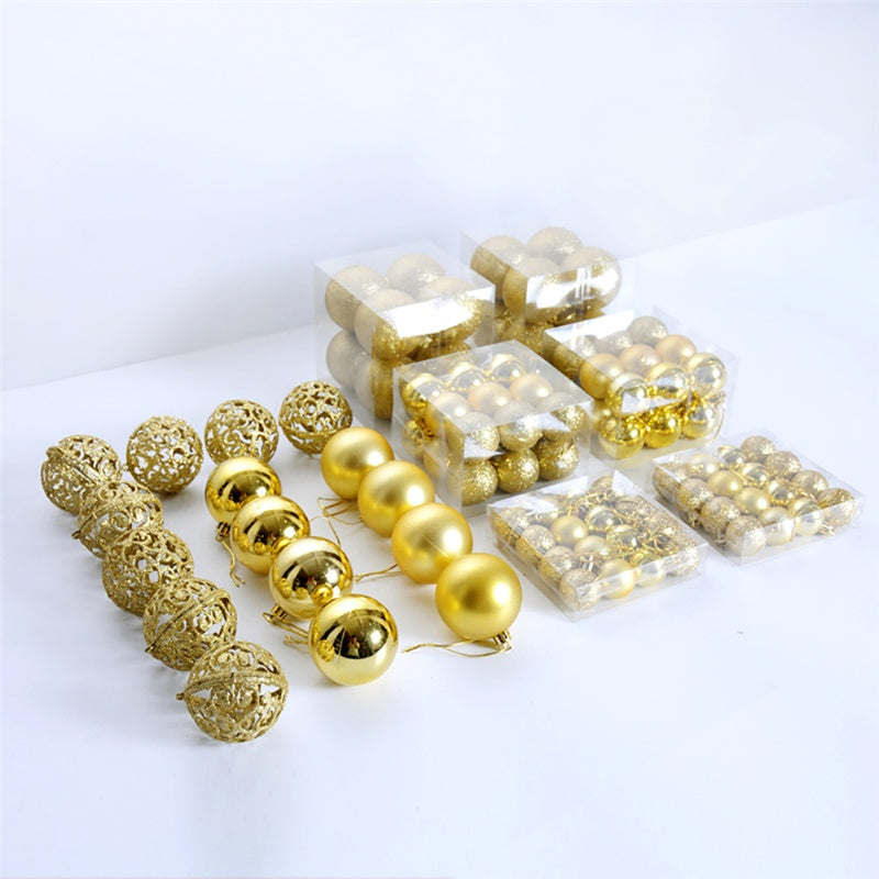 100PCS Ball-Shaped Christmas Ornaments