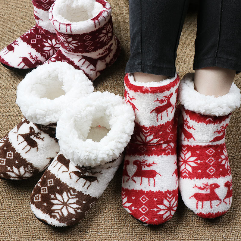 Indoor Shoes Warm Plush House Slippers