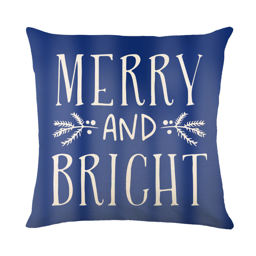 Christmas Decorations Square Pillow Covers Sofa