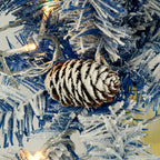Pre-lit Xmas Tree Artificial Christmas 4-Piece Set