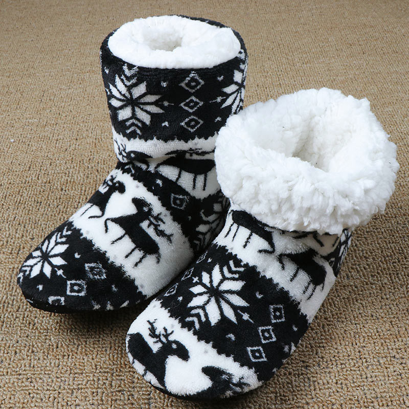 Indoor Shoes Warm Plush House Slippers
