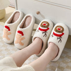 Couples Winter Warm Furry Shoes For Women And Men