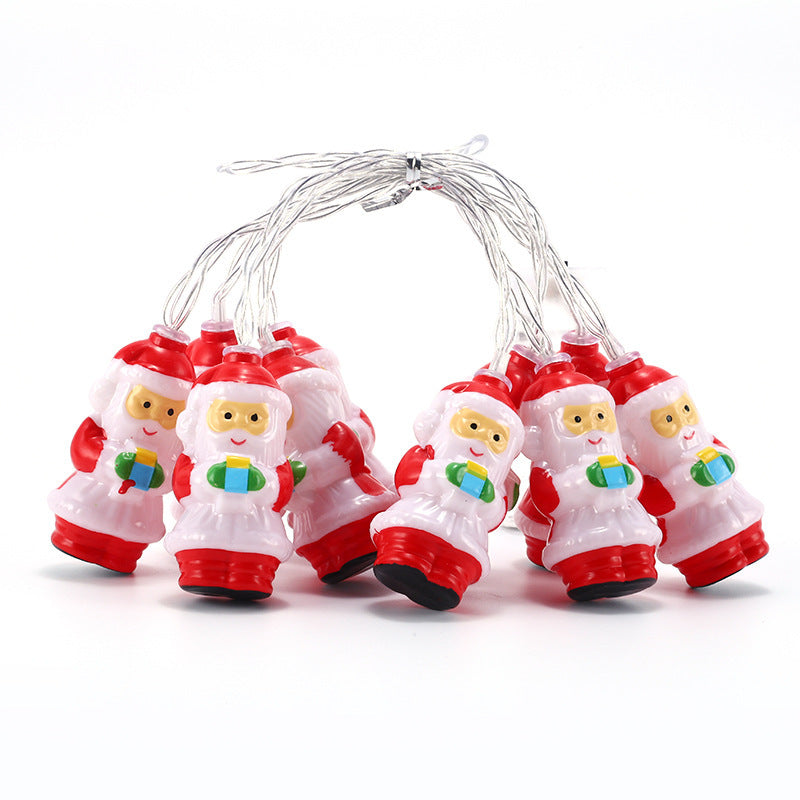Santa Claus, Snowman LED String Lights for Christmas Decoration