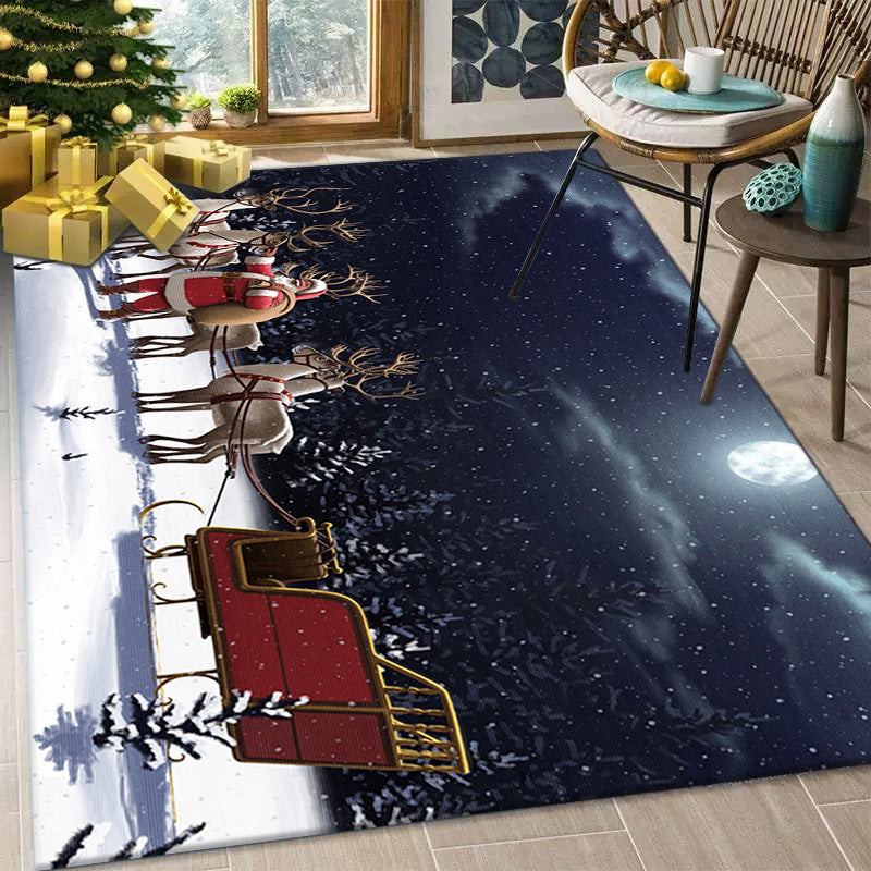 Christmas Living Room Decorative Floor Mat Door