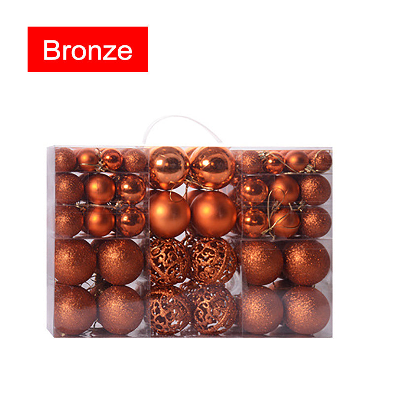 100PCS Ball-Shaped Christmas Ornaments