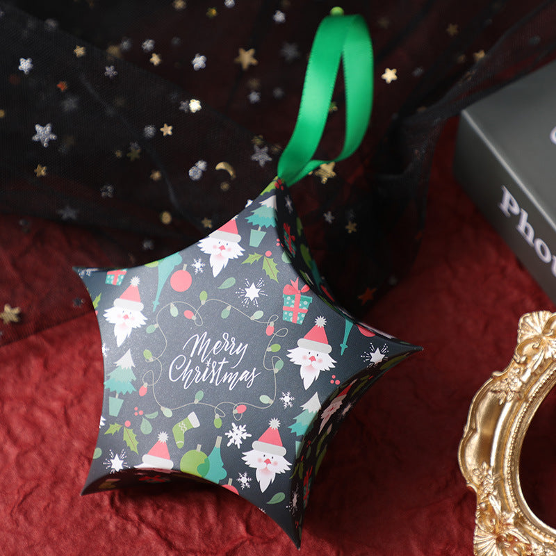 Christmas Gift Boxes Santa Claus - Star Shape Candy Box
