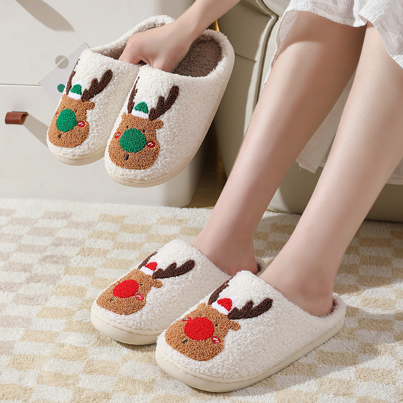 Elk Soft Cozy Bedroom Slipper Slip On House Shoes